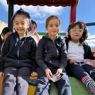 Alumnas de primaria del Colegio Horizontes